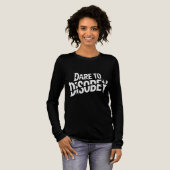 Dare to Disobey Punk Tri-Blend Shirt (Volle Vorderseite)