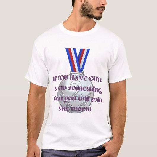 “Dare to Do – Bold Motivation for the Brave” T-Shirt (Vorderseite)