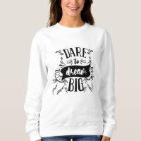 Dare to Dream Big Motivierend Typografy Zitat