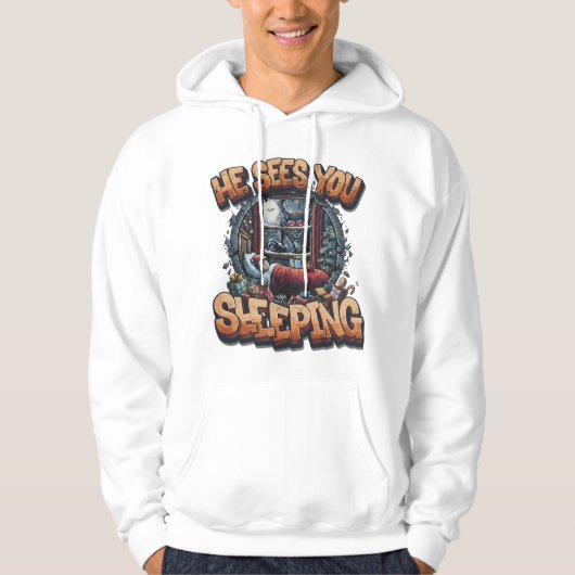 Dare to Dream (Or Scream): Krampus Graffiti Hoodie (Vorderseite)