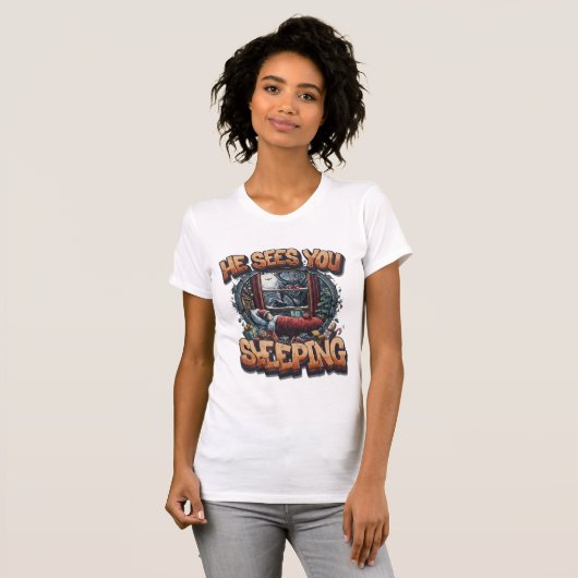 Dare to Dream (Or Scream): Krampus Graffiti Tee (Vorne ganz)
