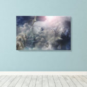Dare To Dream umhüllte Leinwand (Insitu (Holzboden))
