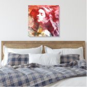 Dare to Liebe Leinwanddruck (Insitu (Schlafzimmer))