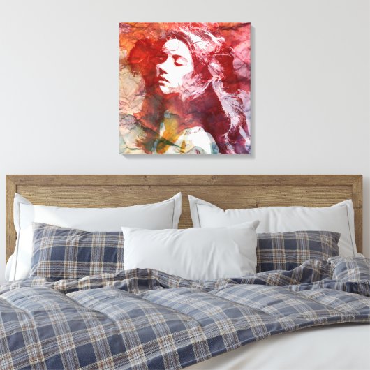 Dare to Liebe Leinwanddruck (Insitu (Schlafzimmer))