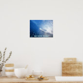 Dare to ride the wave Poster (Küche)