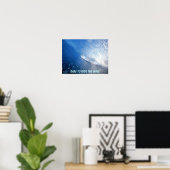 Dare to ride the wave Poster (Heimbüro)