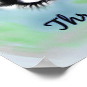 Dare to See World Through Deaf Eyes Poster (Ecke)