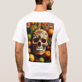 "Dare to Wear" Schädel auf den Obst-T - Shirt (Rückseite)