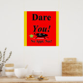 Dare you Poster Matte (Küche)