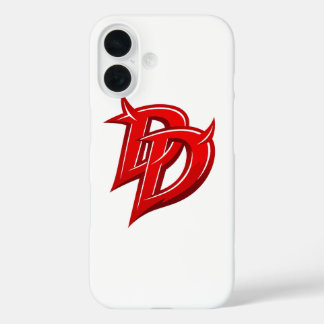 Daredevil inspiriertes Logo iPhone 16 Hülle