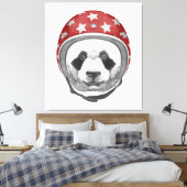 Daredevil Panda Leinwanddruck (Insitu (Schlafzimmer))