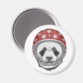 Daredevil Panda Magnet (Vorderseite/Rückseite)