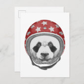Daredevil Panda Postkarte (Vorne/Hinten)