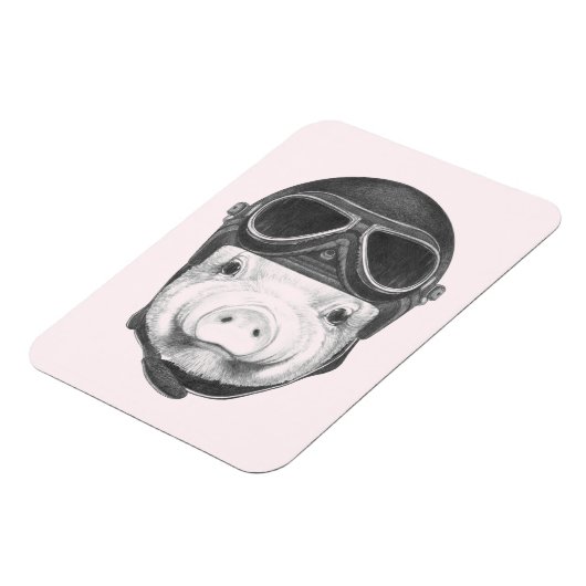 Daredevil Pig Magnet (Linke Seite)