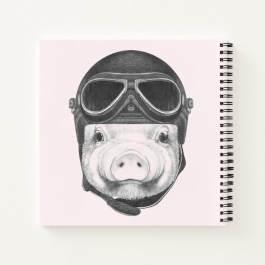 Daredevil Pig Notizblock (Rückseite)