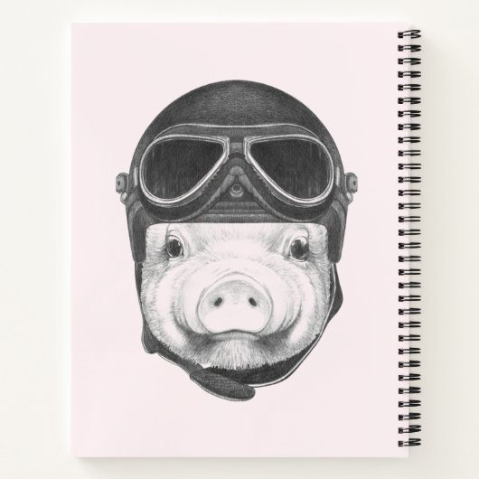 Daredevil Pig Notizblock (Rückseite)