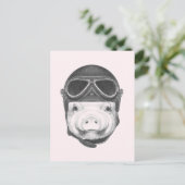 Daredevil Pig Postkarte (Stehend Vorderseite)