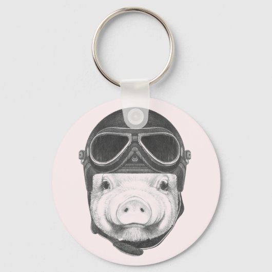Daredevil Pig Schlüsselanhänger (Vorderseite)