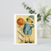 Darf dein Halloween fröhlich sein? Feiertagspostkarte (Stehend Vorderseite)