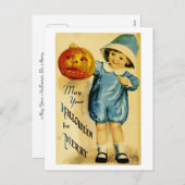 Darf dein Halloween fröhlich sein? Feiertagspostkarte (Vorne/Hinten)