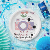 Darf ich dein Foto nehmen? Pappteller (Party)