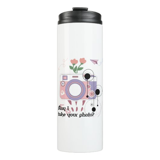 Darf ich dein Foto nehmen? Thermosbecher (Vorderseite)