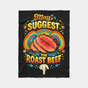 Darf ich den Rinderbraten mit einem peinlichen Wit Fleecedecke