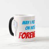 Darf ich dich warten lassen? SCHON! Verwandlungstasse (Vorderseite Links)