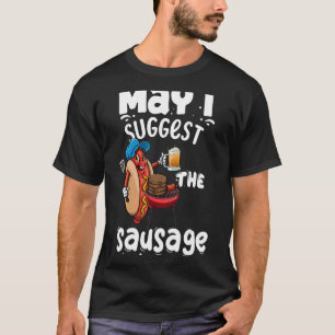 Darf ich die Wurst Frauen Feinschmecker Wurst Lo T-Shirt