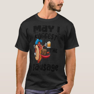 Darf ich die Wurst Frauen Feinschmecker Wurst Lov  T-Shirt