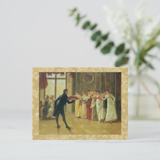 Darf ich diesen Tanz haben? Postkarte (Stehend Vorderseite)