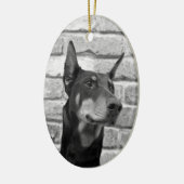 Darf ich dir das Gesicht geben? Keramik Ornament (Links)