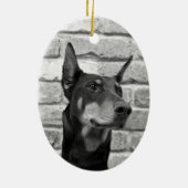 Darf ich dir das Gesicht geben? Keramik Ornament (Hinten)