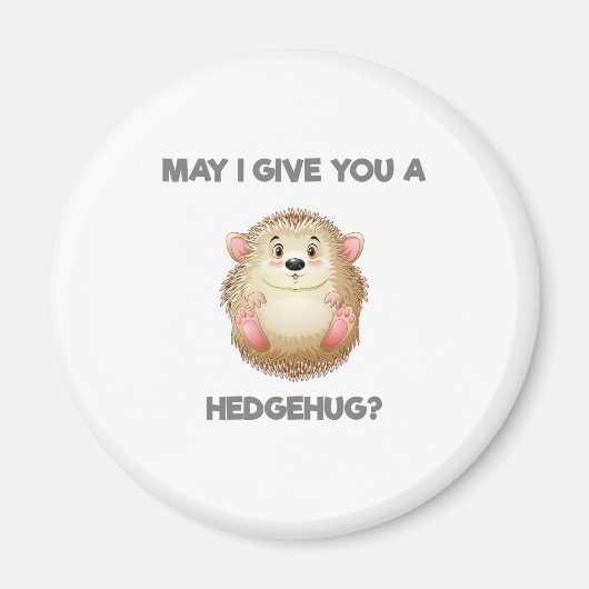 Darf ich dir einen Hedgehug geben? Magnet (Vorne)