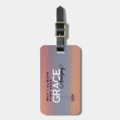 Darf ich immer Ihre Gnade Phantastisch Christlich  Gepäckanhänger (Vorderseite vertikal)