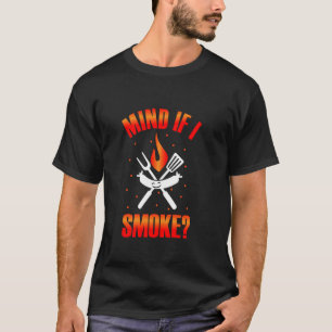 Darf ich rauchen BBQ Barbeque Grillen Chef Grill M T-Shirt