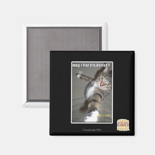 Darf ich tanzen? magnet (Vorderseite/Rückseite)