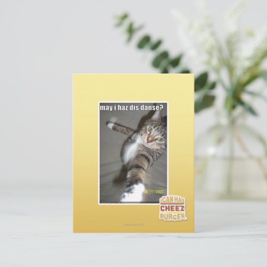 Darf ich tanzen? postkarte (Stehend Vorderseite)