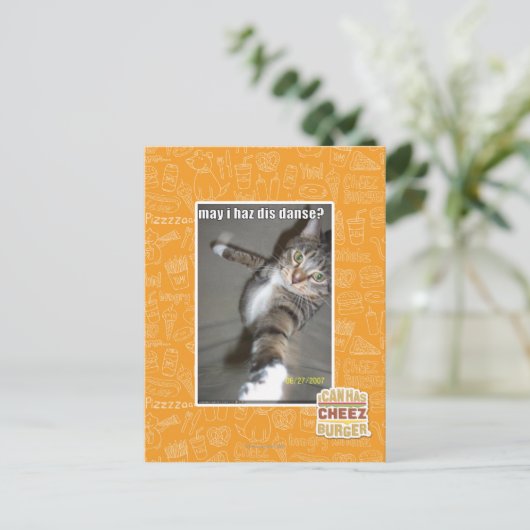 Darf ich tanzen? postkarte (Stehend Vorderseite)