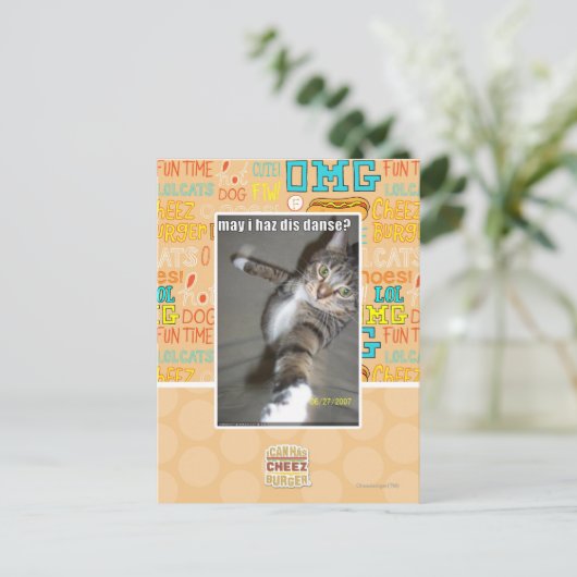 Darf ich tanzen? postkarte (Stehend Vorderseite)