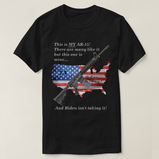 Darf nicht unter amerikanischer Flagge verstoßen w T-Shirt (Design vorne)