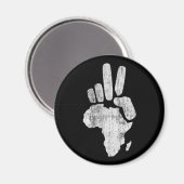 Darfur Africa Peace hand Magnet (Vorderseite/Rückseite)