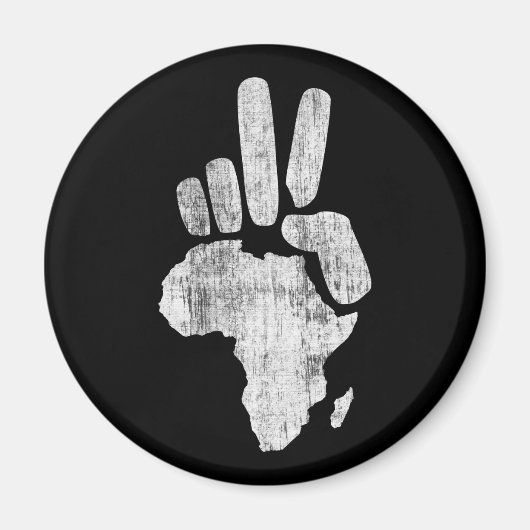 Darfur Africa Peace hand Magnet (Vorne)