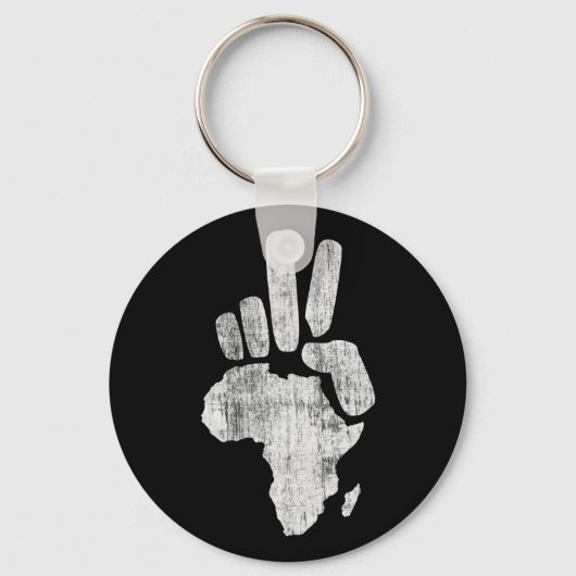 Darfur Africa Peace hand Schlüsselanhänger (Vorderseite)