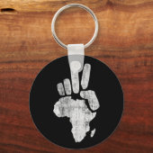 Darfur Africa Peace hand Schlüsselanhänger (Vorderseite)