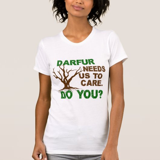 Darfur-Bewusstsein T-Shirt (Vorderseite)