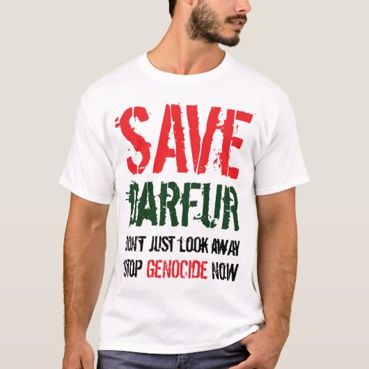 Darfur-Shirt Gerettet T-Shirt (Vorderseite)