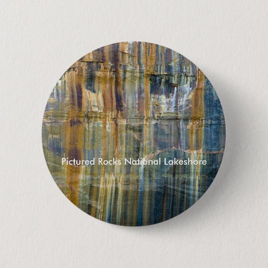 Dargestellter Felsen-Staatsangehöriger Lakeshore Button (Vorderseite)
