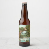 Dargle Bridge in Irland Personalisiert Bierflaschenetikett (Vorderseite)