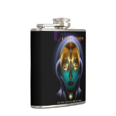 Daria Cyborg Queen 6oz Vinyl Wrapped Flask Flachmann (Rechts)